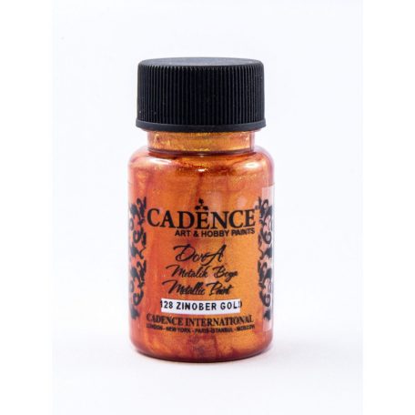 Cadence Dora Perla metálfesték - Zinober Gold - 50 ml - 128