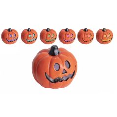 LED-es Halloween tök - 7,4 cm