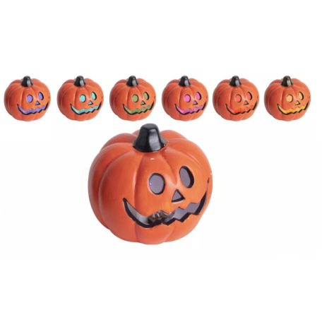 LED-es Halloween tök - 7,4 cm