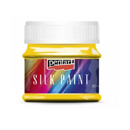 Pentart selyemfesték - Sárga - 50 ml