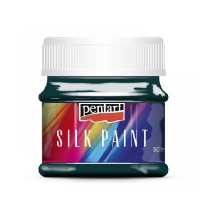 Pentart selyemfesték - Smaragd - 50 ml