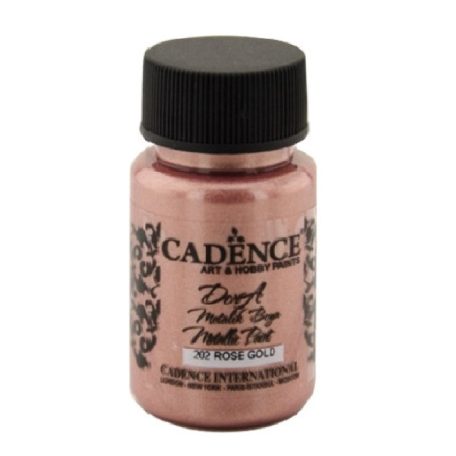 Cadence Dora Perla metálfesték - Rose Gold - 50 ml - 202