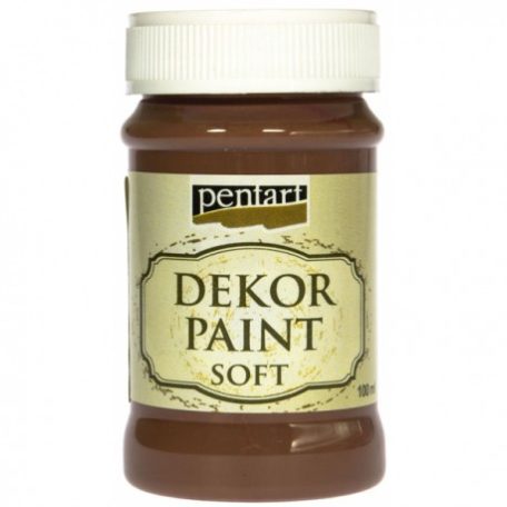 Pentart dekorfesték, lágy, vintage barna - 100 ml, 230 ml