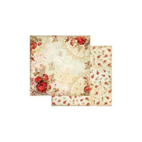 Scrapbbok papír - Red Roses - 31,5 x 30,5 cm - SBB-416