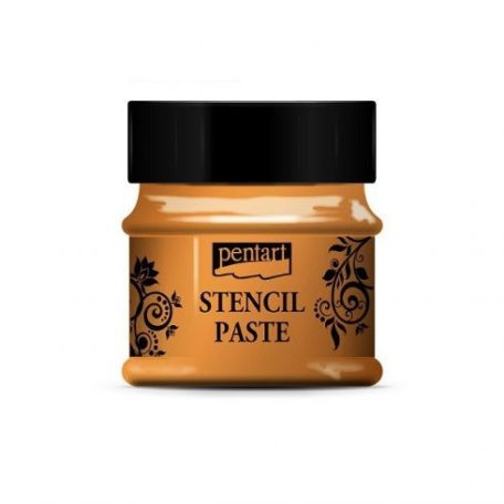 Pentart stencilező paszta metál bronz - 50 ml 