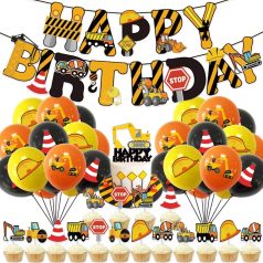 Party szett - Happy Birthday - 46 db/csomag