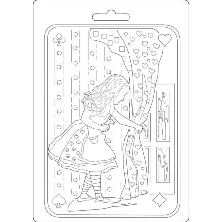 PVC nyomóforma - A5 - Alice - K3PTA543