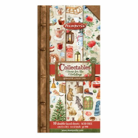 Collectables 10 lap 15x30,5 (6”x12”) - Romantic Home for the holidays 