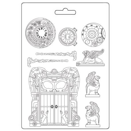 Lágy PVC öntőforma - A4 - Magic Forest door and element - K3PTA-4558 