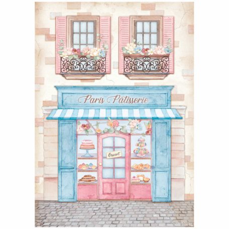 Stamperia riszpapír - A4 - 21x29,7cm - Oh lá lá patisserie - DFSA-4761