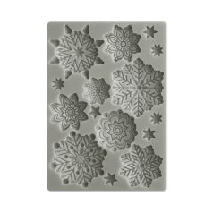 Szilikon öntőforma - A6 - Snowflakes - KACM18