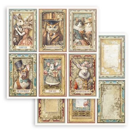 Stamperia scrapbook papír - Alterego 6 cards - 31,5 x 30 cm - SBB-1026