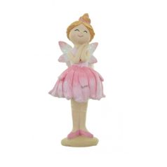 Tündér figura rózsaszín - 12cm 