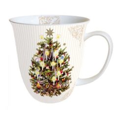 Ambiente karácsonyi porcelánbögre - X-mas Tree - 400 ml