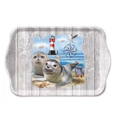 Ambiente műanyag kistálca - Seal Couple - 13x21 cm