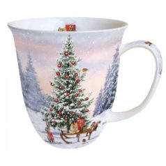   Ambiente karácsonyi porcelánbögre - Winter animals - 400 ml