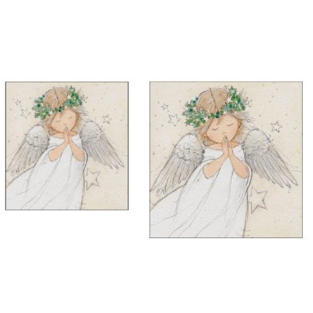 Ambiente papírszalvéta - Praying angel - 25x25 cm, 33x33 cm - 20 db/csomag