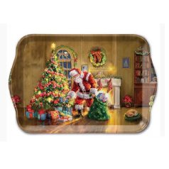   Ambiente karácsonyi tálca - Gifts under Christmas tree - 13x21 cm 