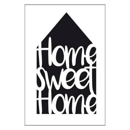 Viva Decor stencil - Home sweet home - 21x29,7 cm