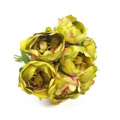 Paeonia dekor csokor 7 - Zöld