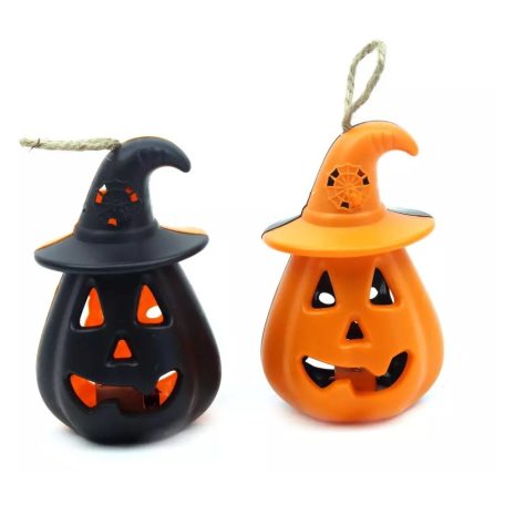 Led halloween tökfej - 11 cm