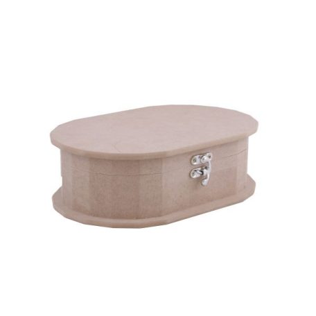 Cadence MDF ovális  alakú doboz - 29x19x8 cm - KT-36