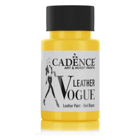 Cadence Leather Vogue bőrfesték matt - Sárga - 50 ml