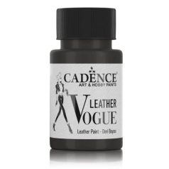 Cadence Leather Vogue bőrfesték matt - Fekete - 50 ml