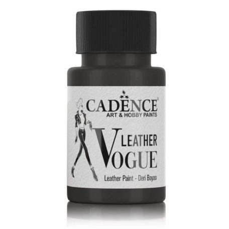 Cadence Leather Vogue bőrfesték matt - Fekete - 50 ml