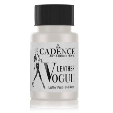 Cadence Leather Vogue bőrfesték metál - Gyöngyház - 50 ml