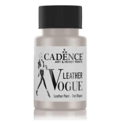 Cadence Leather Vogue bőrfesték metál - Ezüst - 50 ml