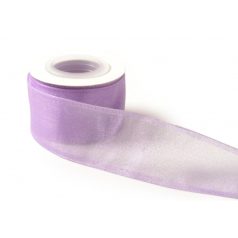 Organza szalag - Lila - 4 cm - 9 méter 