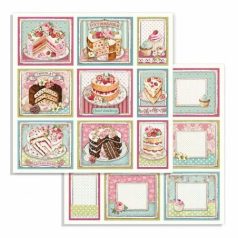   Stamperia scrapbook papír - Sütik - 2 oldalas - 31,5 x 30,5 cm - SBB-735