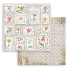   Stamperia scrapbook papír - Romantic Garden House - 2 oldalas - 31,5 x 30,5 cm - SBB-862