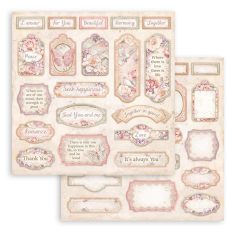   Stamperia scrapbook papír - Romance Forever - 2 oldalas - 31,5X30,5 cm - SBB-973